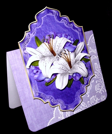 Shield Lilies & Roses by Dianne Jackson