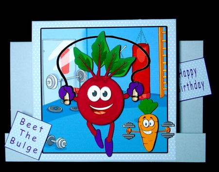 BEET the Bulge - Decoupage by Dianne Jackson
