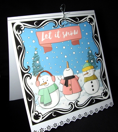 Let It Snow Trio Of Snowmen by Dianne Jackson