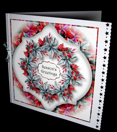 Christmas Wreath 8x8 by Dianne Jackson