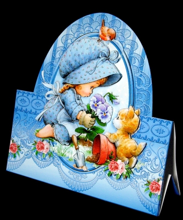 Garden Girls Tent Card Bumper Kit by Dianne Jackson