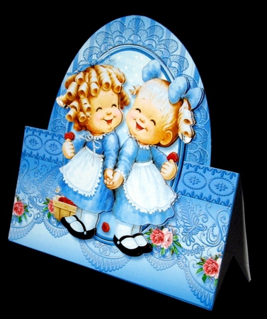 Garden Girls Tent Card Bumper Kit by Dianne Jackson