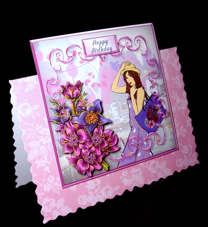 By the Lake Decoupage Card Front by Dianne Jackson