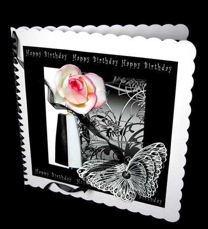 Elegant Rose - Decoupage by Dianne Jackson