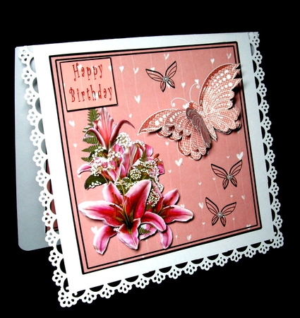 Lilies & Butterflies - Decoupage Mini Kit by Dianne Jackson