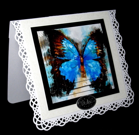 Pyramid watercolor toppers collection butterfly by Dianne Jackson