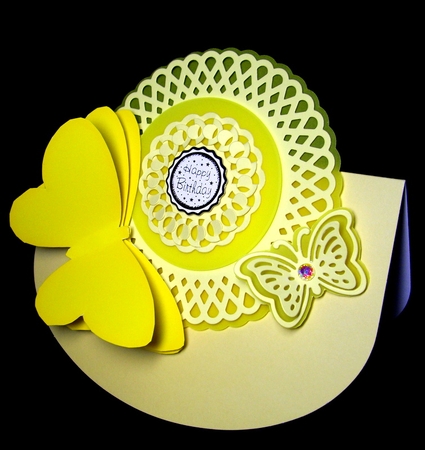 Sorbet Butterfly Shape 1 by Dianne Jackson