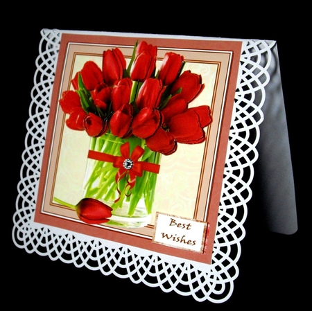 Red Hot Tulips by Dianne Jackson