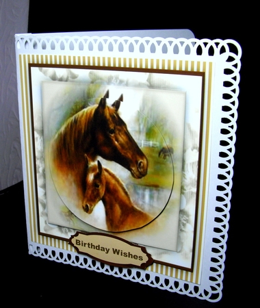 Lovely Mother and Foal by Dianne Jackson