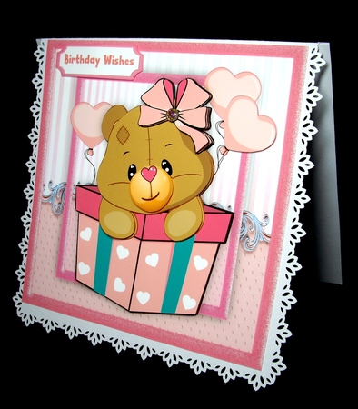 Cute Teddy in a Box  by Dianne Jackson