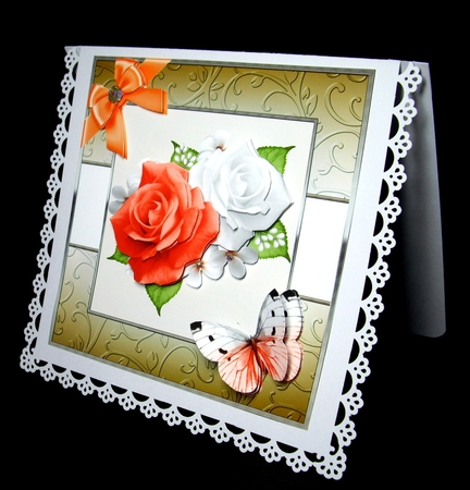Apricot Rose duo by Dianne Jackson