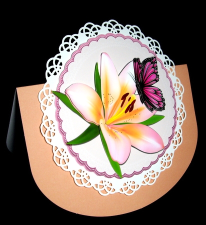 BUTTERFLY TOPPER 6 by Dianne Jackson