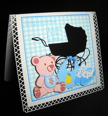 Sweet Baby Boy - Decoupage by Dianne Jackson