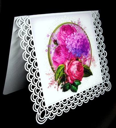 Beautiful Vibrant Lilac Roses by Dianne Jackson