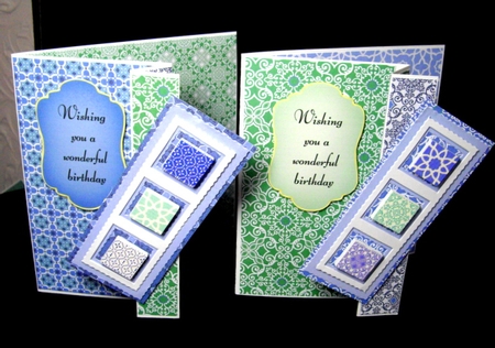Soft Spring Shaped Gold Edged Sentiment Tag by Dianne Jackson
