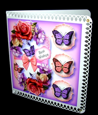Butterfly Trio - Belle Roses by Dianne Jackson