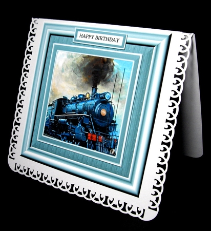 Steam Train Pyramid Birthday/Fathers Day by Dianne Jackson