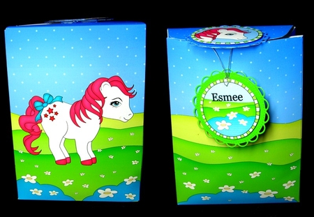 3D Gift Bag Mini Kit - Cute Little Pony Berry by Dianne Jackson