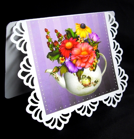 Teapot of flowers 2 by Dianne Jackson