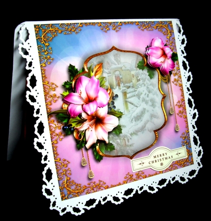 Inspirational Flowers Christmas 5 by Dianne Jackson