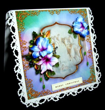 Inspirational Flowers Christmas 6 by Dianne Jackson