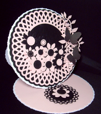 Rose Gold and Black Butterfly by Dianne Jackson