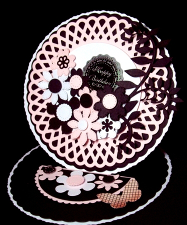Rose Gold and Black Butterfly by Dianne Jackson