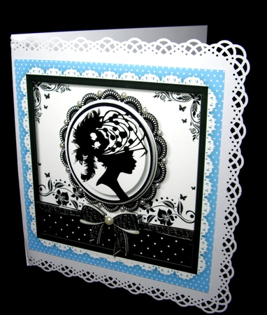 Beautiful Silhouette Lady 3 by Dianne Jackson