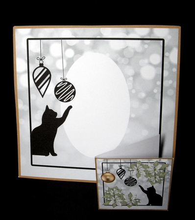 Kitten with Bauble - Insert by Dianne Jackson
