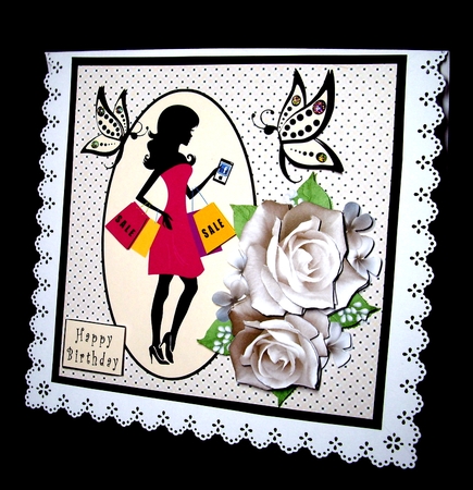 Hit The Sales - Decoupage by Dianne Jackson