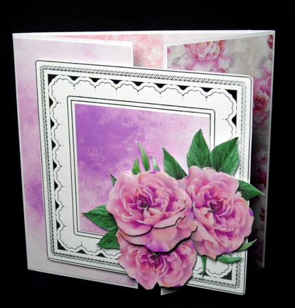 Beautiful Lilac Cutout Roses by Dianne Jackson