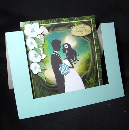 Moonlight Wedding 7x7 Quick card/Topper by Dianne Jackson