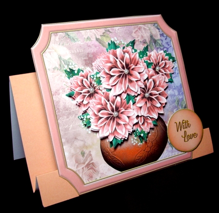 Pot of dahlias by Dianne Jackson
