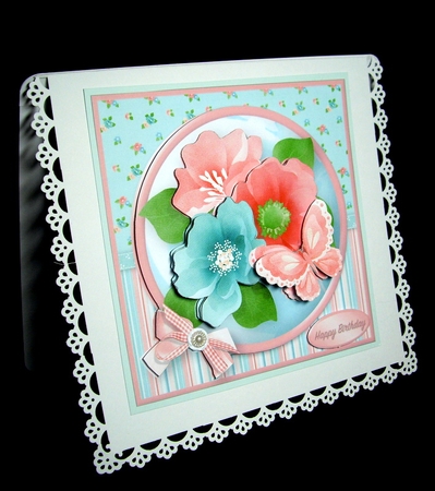 Pastel Posy - Decoupage Card Mini Kit by Dianne Jackson