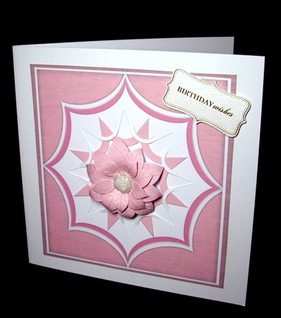  Pink Star Frame  by Dianne Jackson