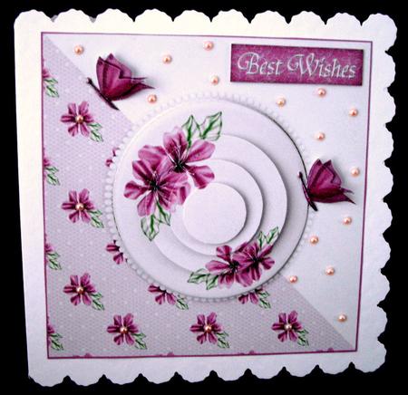 Lily Cameo Pyramid Card by Dianne Jackson