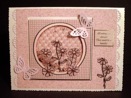 Pink Flowers Spinner - Get Well by Dianne Jackson