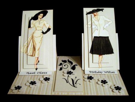 Ladies of Fashion Double Easel Kit by Dianne Jackson