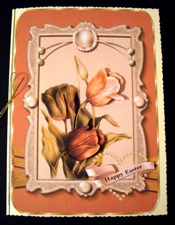 Tulip Trio Card Front by Dianne Jackson