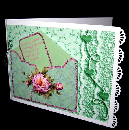 Hearts & Lace Backing Paper 5 by Dianne Jackson