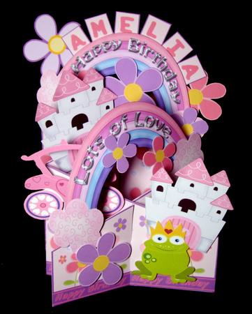 Castle Cascade Deluxe (pink) by Dianne Jackson