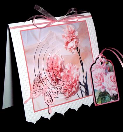 Stunning Carnations Circle Pyramid by Dianne Jackson