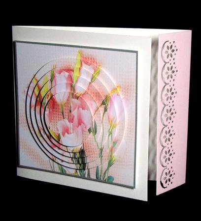 Beautiful Delicate Floral Circle Pyramid 	 by Dianne Jackson