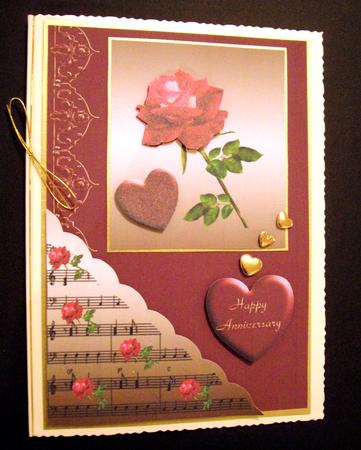 Roses Hearts and Music by Dianne Jackson