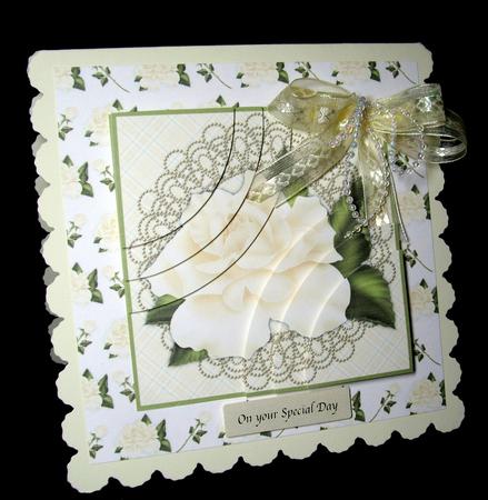 Roses & Pearls Background 9 Mix N Match by Dianne Jackson
