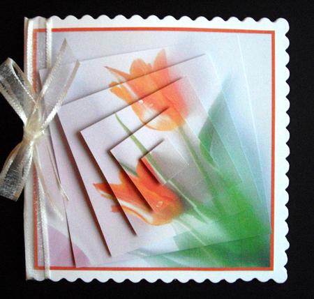 Beautiful Tulips Spiral Pyramid by Dianne Jackson