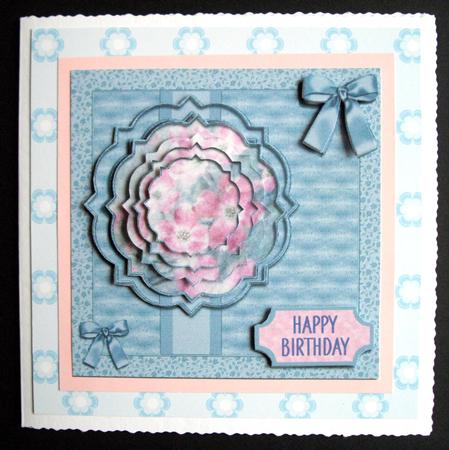 Pretty Pink Flowers Pyramage by Dianne Jackson