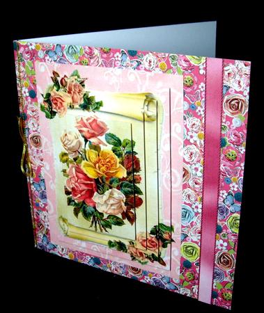 Roses on a Scroll, Pyramids by Dianne Jackson