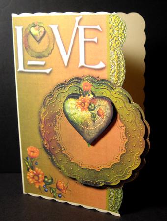Metallic Love Heart by Dianne Jackson