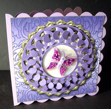 Fancy Round Double-frame Topper/ Front 8 by Dianne Jackson